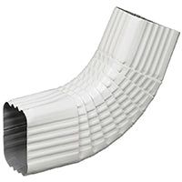 ELBOW B SIDE ALUM 3X4IN WHITE