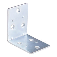 Prosource BH-6023L Corner Brace, 2 in L, 2 in W, 2 in H, Steel, Zinc-Plated, 2 mm Thick Material