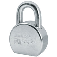 American Lock A700KA#27334 Padlock, Keyed Alike Key, 7/16 in Dia Shackle, 1-1/16 in H Shackle, Boron Steel Shackle