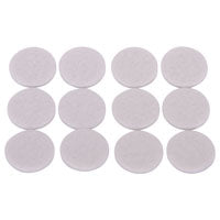 ProSource FE-50223-PS Furniture Pad, Felt Cloth, White, 7/8 in Dia, 5/64 in Thick, Round