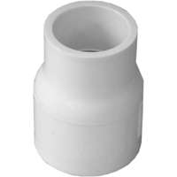 LASCO 429131BC Reducing Pipe Coupling, 1 x 3/4 in, Slip, PVC, SCH 40 Schedule