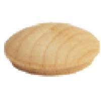 Waddell 8400.31 OAK CS Screw Hole Button, Oak Wood