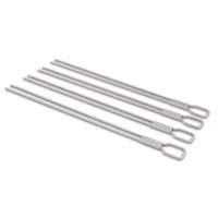 Broil King 64049 Dual Prong Skewer, 12 in OAL, Stainless Steel Head