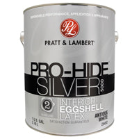 Pratt & Lambert Pro-Hide Silver 5000 Z5400 0000Z5452-16 Interior Paint, Eggshell, Antique White, 1 gal