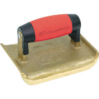 Marshalltown 7588 Hand Edger, 6 in L Blade, 2-3/4 in W Blade, Bronze Blade, 5/8 in Lip, 1/4 in Lip Radius