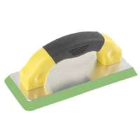 M-D 49829 Grout Float, 9 in L, 4 in W, Comfort-Grip Handle, Rubber, Black/Green/Yellow