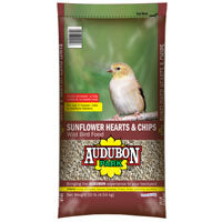 Audubon Park 12519 Wild Bird Food, Sunflower Hearts and Chips, 10 lb