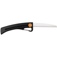 FISKARS 390680-1001 Pruning Saw, Steel Blade, 7 in Blade, Resin Handle, Soft-Grip Handle, 21-1/2 in OAL