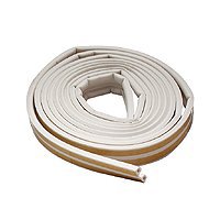 M-D 02576 Weatherstrip Tape, 3/8 in W, 17 ft L, EPDM Rubber, White