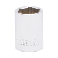 Vulcan MT6485775 Drive Socket, 1/2 in Socket, 1/4 in Drive, 6-Point, Chrome Vanadium Steel, Chrome