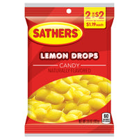 Sathers 2681 Drop Candy, Lemon Flavor, 3.6 oz