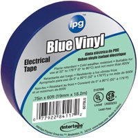 IPG 85831 Electrical Tape, 60 ft L, 3/4 in W, Blue