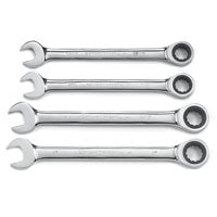 WRENCH COMBO SET 4PC SAE FINE