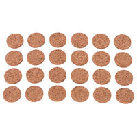 ProSource FE-50700-PS Furniture Pad, Cork, Wood, 1/2 in Dia, 5/64 in Thick, Round