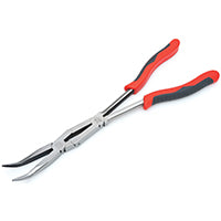 Crescent PSX201C Nose Plier, 13.27 in OAL, 4 in Jaw Opening, Black/Red Handle, Comfort-Grip Handle, 2-1/2 in L Jaw