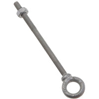 National Hardware N245-142 Eye Bolt, 3/8-16 Thread, 2-1/2 in L Thread, 3/4 in ID x 1-3/8 in OD Dia Eye, 6 in L Shank