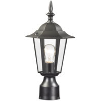 Boston Harbor AL8044-BK Post Lantern, 120 V, 60 W, A19 or CFL Lamp