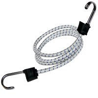 KEEPER Twin Anchor 06276 Bungee Cord, 32 in L, Rubber, Hook End