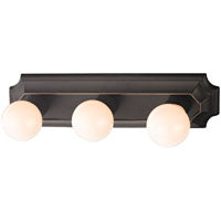 Boston Harbor 045233-VB Vanity Bar Fixture, 100 W, 3-Lamp, G Lamp, Steel Fixture, Venetian Bronze Fixture