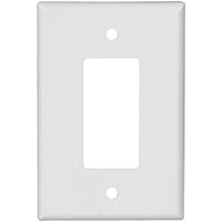 WALLPLATE 1 GANG OVRSZ WHITE