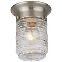 Boston Harbor HV-66919-BN Porch Light, 120 V, 60 W, A19 or CFL Lamp, Steel Fixture, Brushed Nickel