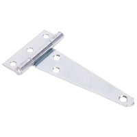 ProSource LTH-Z04-013L T-Hinge, Steel, Zinc, Fixed Pin, 180 deg Range of Motion, 13 (Pc) lb