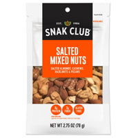 Snak Club CSU29174 Mixed Nuts, Salted Flavor, 2.75 oz