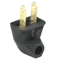 Eaton Wiring Devices 84BK-BOX Electrical Plug, 2 -Pole, 15 A, 125 V, NEMA: NEMA 5-15, Black