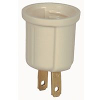 Eaton Wiring Devices 738V-BOX Outlet Adapter, 660 W, 1-Outlet, Thermoplastic, Ivory