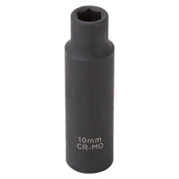 Vulcan MT6580208 Deep Impact Socket, 10 mm Socket, Black Phosphate