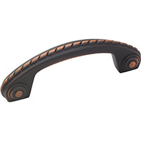 Amerock BP53470ORB Cabinet Pull, 3-3/4 in L Handle, 1-1/4 in H Handle, 1-3/16 in Projection, Zinc, Oil-Rubbed Bronze