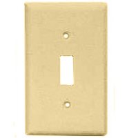 WALL PLATE TOGGLE 1GANG IVRY