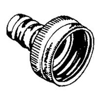 Plumb Pak PP850-81 Hose Coupling, 5/8 x 3/4 in, Hose x FHT