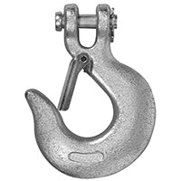 Campbell T9700524 Clevis Slip Hook with Latch, 5/16 in, 3900 lb Working Load, 43 Grade, Steel, Zinc