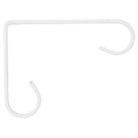 Landscapers Select GB0183L Plant Bracket, 4-1/4 L, Steel, White, Wall Mount Mounting