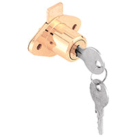 Defender Security U 9947KA Lock, Cam, Keyed Lock, Stainless Steel, Brass