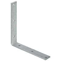 National Hardware 115BC Series N220-236 Corner Brace, 8 in L, 1-1/4 in W, Galvanized Steel, 0.22 Thick Material