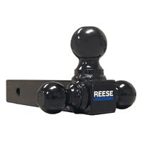 REESE TOWPOWER 21512 Tri-Ball Mount Bar, 1-7/8, 2, 2-5/16 in Dia Hitch Ball, Steel, Powder-Coated