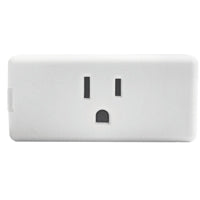 Decora Smart DW15P-1BW Plug In Outlet, 15 A, 120 VAC, Wireless, White