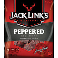 Jack Link's 10000007614 Beef Jerky, Peppered Flavor, 2.85 oz