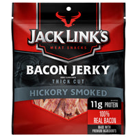 Jack Link's 10000017288 Bacon Jerky, Hickory Smoked Flavor, 2.5 oz Bag