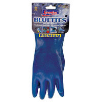 SPONTEX 20005 Household Protective Gloves, XL, Longer Cuff, Neoprene, Blue