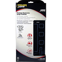 PowerZone OR504142 Surge Protector, Black