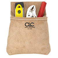 CLC Tool Works Series 444X Tool Pouch, 1-Pocket, Suede Leather, 1 in W, 12.8 in H