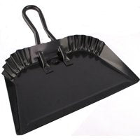 Simple Spaces DL-5004 Dustpan, 13-1/2 in L, 12 in W, Steel, Black