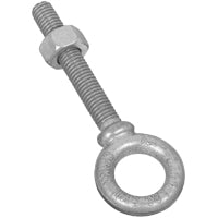 National Hardware N245-159 Eye Bolt, 1/2-13 Thread, 3-1/8 in L Thread, 1 in ID x 1-3/4 in OD Dia Eye, 3-1/4 in L Shank