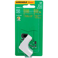 Wiremold C57 Wireway Elbow, Plastic, White