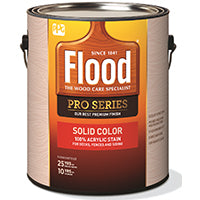 Flood FLD820-01 Wood Stain, White, Liquid, 1 gal