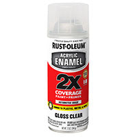 RUST-OLEUM AUTOMOTIVE 271913 Acrylic Enamel, Gloss, Clear, 12 oz, Can