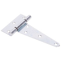 ProSource HTH-Z05-013L T-Hinge, Steel, Zinc, Fixed Pin, 180 deg Range of Motion, 35 (Pc) lb